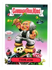 CUBO DE BASURA NIÑOS VAN DE VACACIONES SP-3 ARTISTA TOM LITERA 2023 GPK IMPRESIÓN CORTA RARA - Imagen 1 de 2