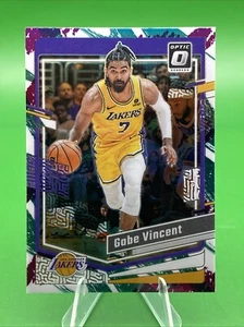🎷 GABE VINCENT 2023 DONRUSS OPTIC JAZZ PRIZM SP LAKERS - Picture 1 of 2