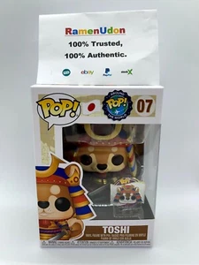 Funko Pop! 07 Japan Toshi Shiba Samurai Dog Around The World Passport *IN-HAND* - Picture 1 of 3