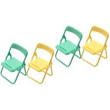  4 Pcs Wear-resistant Miniature Toy Chair Prop Armchair Small