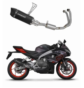 Complete Exhaust Aprilia RS 457 HP6 Titanium Black RS457 - Picture 1 of 4