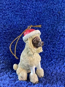 Caniche árbol de Navidad adorno para perro de Regent Products Corp, 3 pulgadas de alto - Imagen 1 de 5