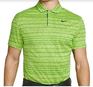 Nike Tiger Woods ADV Advantage Masters Performance Golf Shirt Polo Jersey Mens - Picture 1 of 9