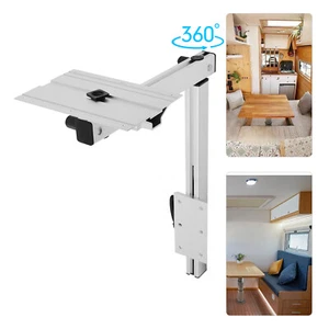 For Marine Boat RV Caravan Swiveling Table Mount Adjustable 360 Swivel Table Leg - Bild 1 von 17