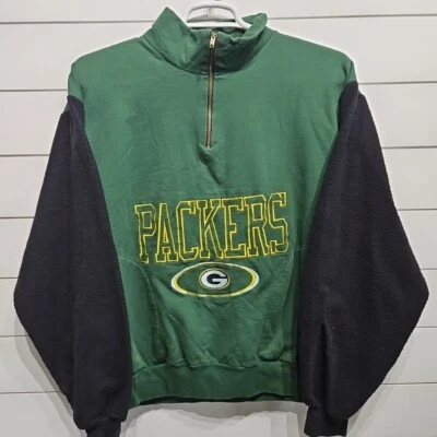 Sudadera De Colección Chalk Line Green Bay Packers NFL Fútbol 1/4 Cremallera Para Hombres Talla Grande Foto 1 de 4
