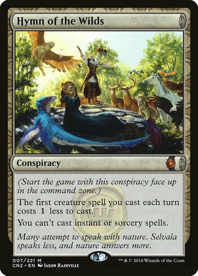 Hymn of the Wilds Conspiracy Take the Crown NM Mythic Rare MAGIC CARD ABUGames - Image 1 of 1