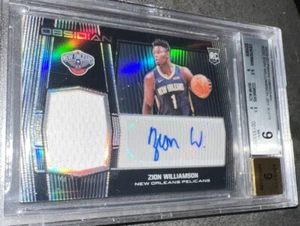2019-20 Panini Obsidian Zion Williamson Rookie Jersey Auto #’D 73/75! - Bild 1 von 12