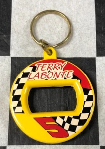 VINTAGE NASCAR TERRY LABONTE BEV KEY 3 in 1 CAN BOTTLE TWIST OPENER KEYCHAIN - Picture 1 of 2