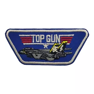 Top Gun Aufnäher Thermo Stickerei für Heißbügeleisen Flugzeugfolie - Bild 1 von 2