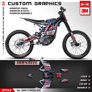 Kungfu Graphics Custom Sticker Kit for Sur-Ron Light Bee X Bike MX Racing Decal - Foto 1 di 42