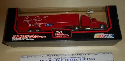 1991  NASCAR  1:64   [  GEOFF  BODINE  ]   NO. 11  DIE CAST CAB  VEHICLES   NIB - Image 1 of 2