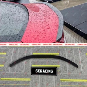 Gloss Black/Carbon Fiber Rear Trunk Spoiler Wing For Lexus RC300 350 F-Sport 19+ - Picture 1 of 30