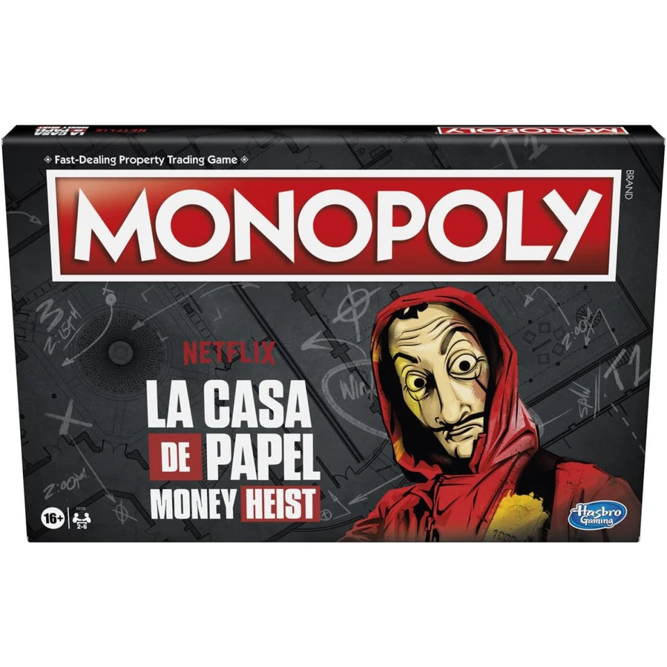 Monopoly Netflix House of Money La Casa de Papel Board Game from 16+ English - Image 1 of 1