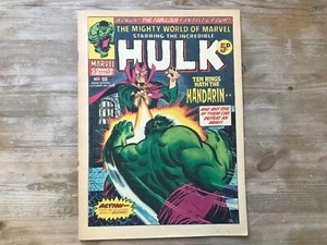 MARVEL COMICS THE MIGHTY WORLD OF MARVEL HULK No55 OCTOBER 1973 (U.K.5p) - Picture 1 of 7