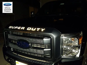 2008-2016 Ford Super Duty Reflective Grill Letters Vinyl Decals F-250 F-350 - Bild 1 von 5