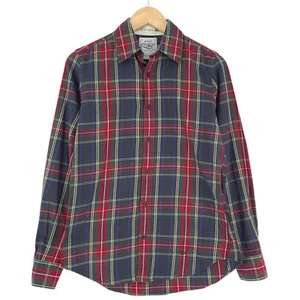 GANT Men's Shirt Check Flannel Cotton Rugger Ux6 SIZE S - Picture 1 of 6