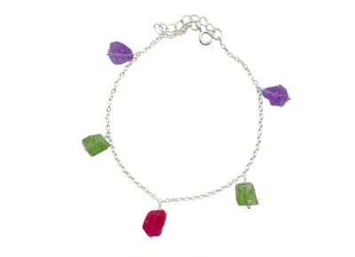 Moda Positano Gioielli-Collezione Zaffiro-Bracciale-Ag 925  Rubino - Immagine 1 di 3