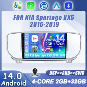 9"IPS Android 14 Car Stereo FOR KIA Sportage KX5 2016-2019 Navi GPS CarPlay 32GB - Bild 1 von 17