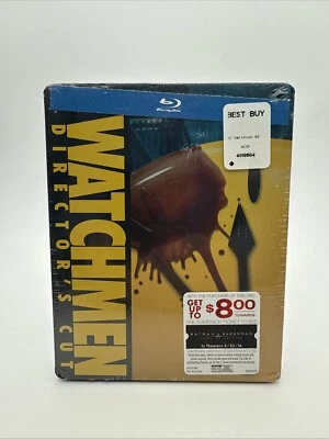 WATCHMEN: Director's Cut (Blu-ray STEELBOOK) OOP NEW & SEALED - Image 1 of 4