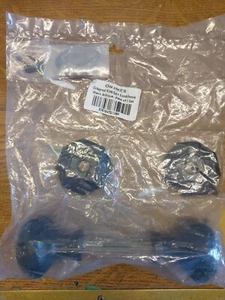 Schwarz Eisen Knopfset achteckig sechseckig Einsteckmörser / Rand antik Schmiedeguss Tudor - Bild 1 von 6