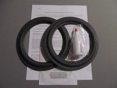 Advent 4, 9, Prodigy II,3002,3002 II  8" Foam Surround Speaker Woofer Repair Kit - Image 1 of 3