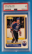 1986-87 O-PEE-CHEE HOCKEY # 3 WAYNE GRETZKY EDMONTON OILERS HOF PSA 7 NM