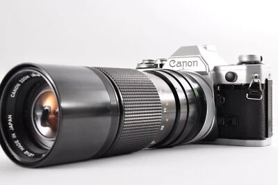 Canon AE-1 SLR Film Camera w/FD 100-200mm f/5.6 S.C. [Exc+3] Japan / 0659#9 - Image 1 of 4