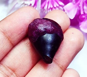 Piedras preciosas sueltas rubí rojo sangriento natural áspero 37,40 quilates certificado con regalo gratis - Imagen 1 de 7