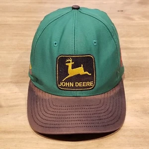 Vintage John Deere Racing Hat Snapback Chad Little #97 NASCAR Race Motorsports - Picture 1 of 10