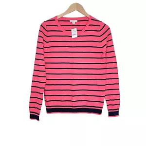 J. Crew Peyton Mixed Stripe Sweater Long Sleeve Pullover Size XS - Picture 1 of 5