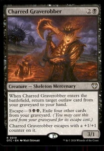 Charred Graverobber Commander: Outlaws of Thunder Junction #19 Rare - Picture 1 of 2