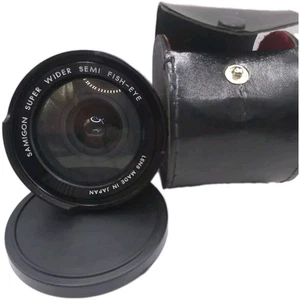Samigon Super Wider Semi Fish-Eye Lens Made In Japan with case and covers - Picture 1 of 5