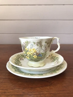 Vintage Royal Doulton Brambly Hedge Spring Tea Trio Cup Plate Saucer  England - image 1 of 4