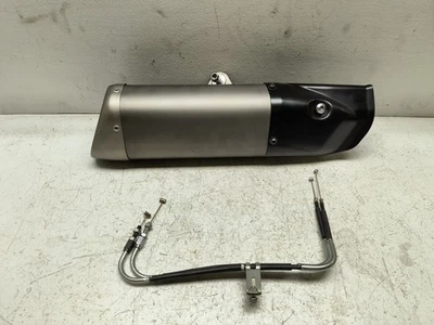 Yamaha YZF-R6 R6 2009 OEM silenciador escape antideslizante silenciador 13S4 con cables Foto 1 de 4