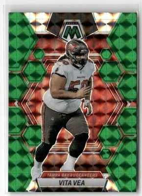 2023 PANINI MOSAIC #230 VITA VEA GREEN MOSAIC TAMPA BAY BUCCANEERS - Image 1 of 2