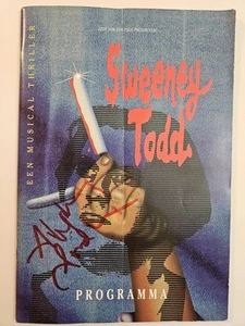Stephen Sondheim signiert Sweeney Todd niederländisches Premierenprogramm - Bild 1 von 24