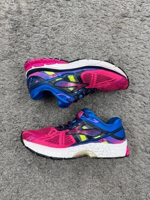 Brooks Ravenna 6 Sneakers Women 8 Pink Blue Lace Up Athletic Running Shoes - Image 1 of 4