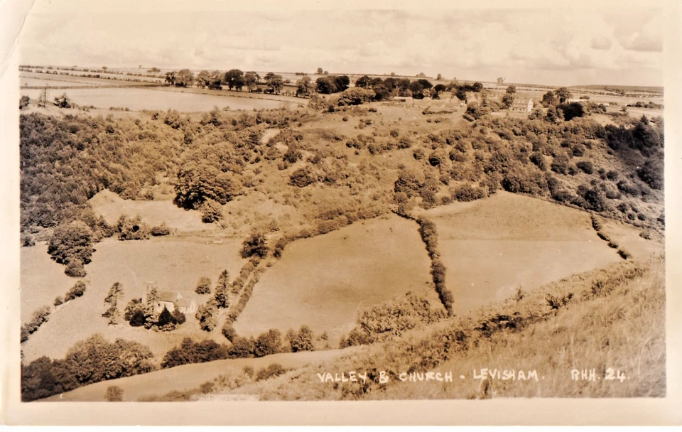FJG Vintage Postcard, Levisham Valley, Pickering shows Church - Image 1 of 1