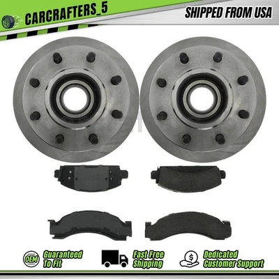Brake Rotors Brake Pad Front For 74 GMC C35/C3500 Pickup G35/G3500 Van P35/P3500 - Image 1 of 4
