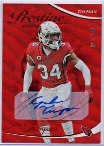 2023 Panini Prestige Xtra Points #7, JALEN THOMPSON Auto /150, Arizona Cardinals - Picture 1 of 2