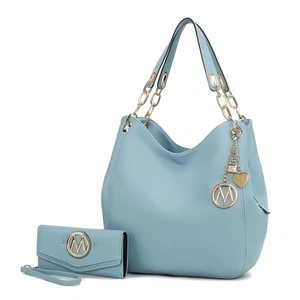 Bolso Hobo Colección MKF para Mujer y Muñequera Cartera Cuero Vegano Bolso de Hombro... - Imagen 1 de 7