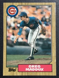 1987 Topps Traded Tiffany #70T Greg Maddux RC Chicago Cubs Atlanta Braves - Bild 1 von 2