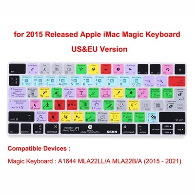 XSKN Photoshop Keyboard Cover for Macbook Pro Air 13 14 15 16 Magic Keyboard - Image 1 of 4