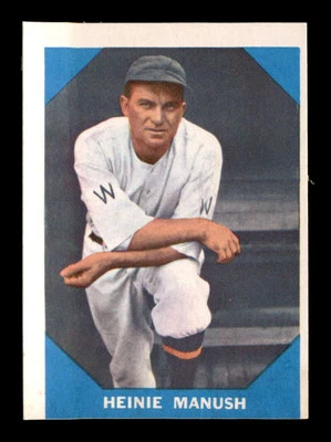 Fleer #18 1960 Heinie Manush EX/EX+ X3259485 Foto 1 de 3