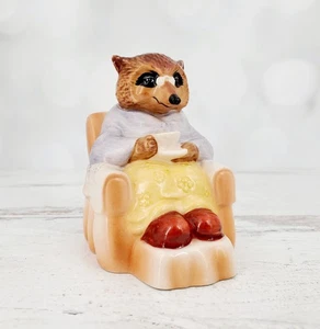 Vintage 1981 Goebel The Ringtale Raccoons Mama Nana Animal Figurine - Picture 1 of 6