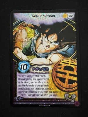 Goku Sensei 102 Foil Limited Rare Dragonball Z Score Kid Buu Saga - Image 1 of 2