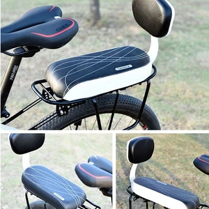 Asiento trasero de cuero para bicicleta Asiento trasero para bicicleta Asiento para niños Sillín trasero para bicicleta - Imagen 1 de 16