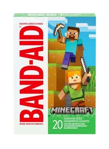 BAND-AID Minecraft Assorted Size Bandages 20ct - Picture 1 of 1