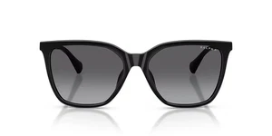 RALPH LAUREN SUNGLASSES RA5328U 5001T3 56-17 SHINY BLACK/GREY GRADIENT POLARIZED - Picture 1 of 5