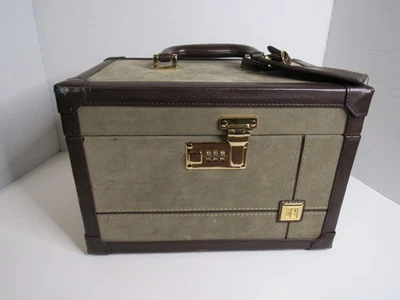 Estuche de viaje cosmético para mujer Diane von Furstenberg DVF marrón Foto 1 de 4